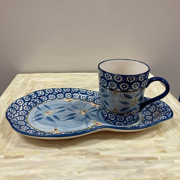 Temp Tations by Tara snack plate and cup